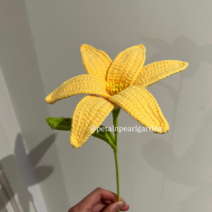 Large bright yellow lily