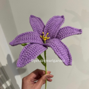 Large purple lily