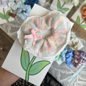 Scrunchie flower card