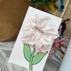 Scrunchie flower card